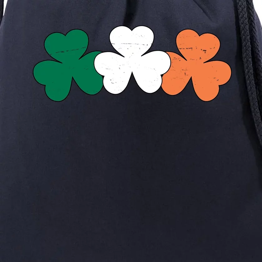 Irish Lucky Shamrock St Patrick Drawstring Bag