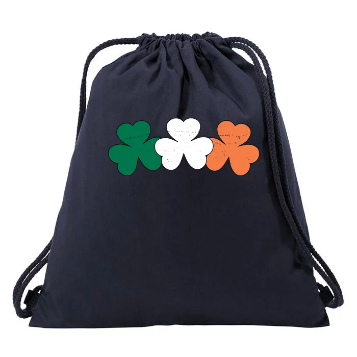 Irish Lucky Shamrock St Patrick Drawstring Bag