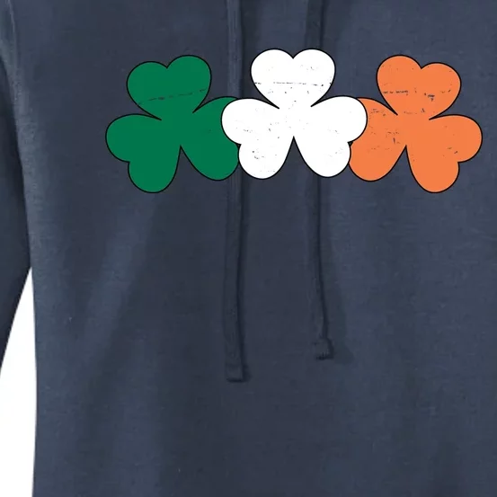 Irish Lucky Shamrock St Patrick Women's Pullover Hoodie