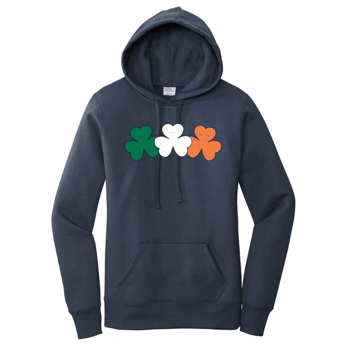 Irish Lucky Shamrock St Patrick Women's Pullover Hoodie