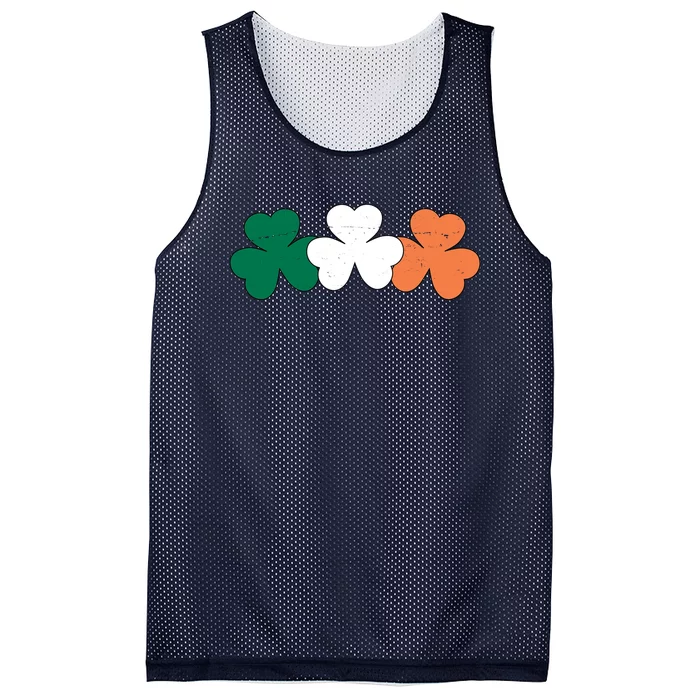 Irish Lucky Shamrock St Patrick Mesh Reversible Basketball Jersey Tank