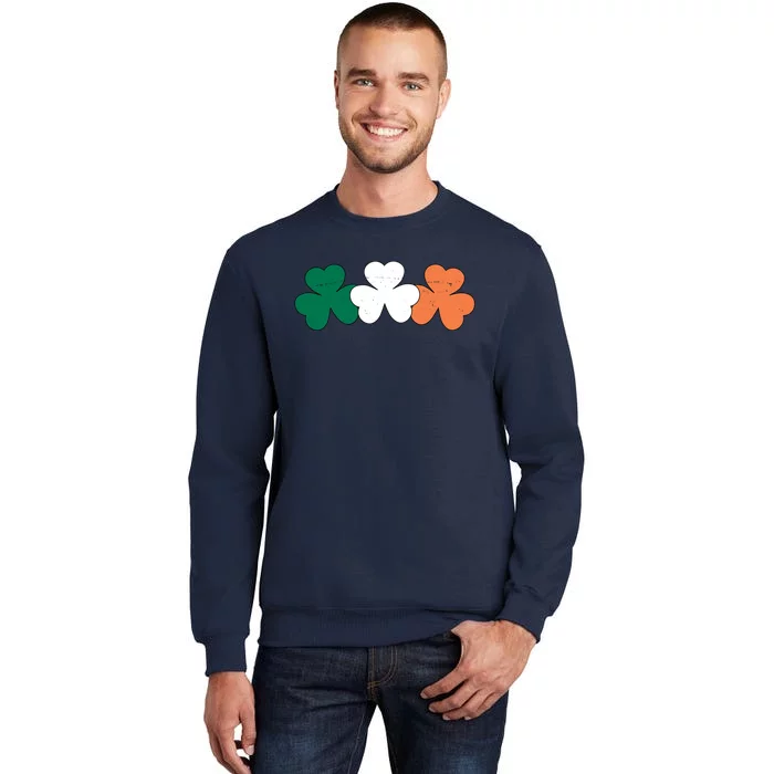 Irish Lucky Shamrock St Patrick Tall Sweatshirt