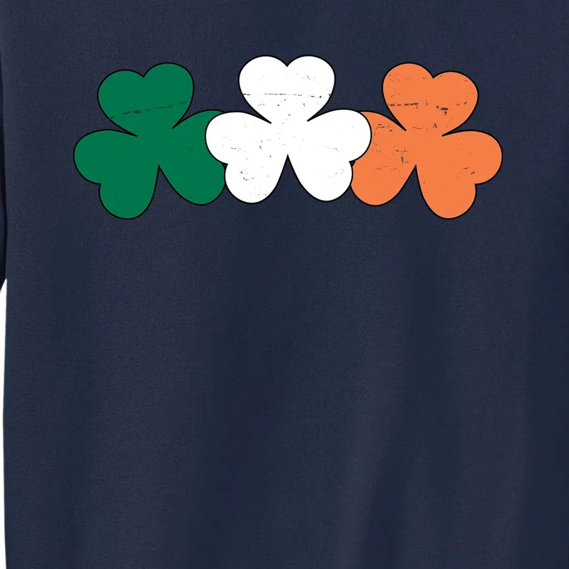 Irish Lucky Shamrock St Patrick Tall Sweatshirt