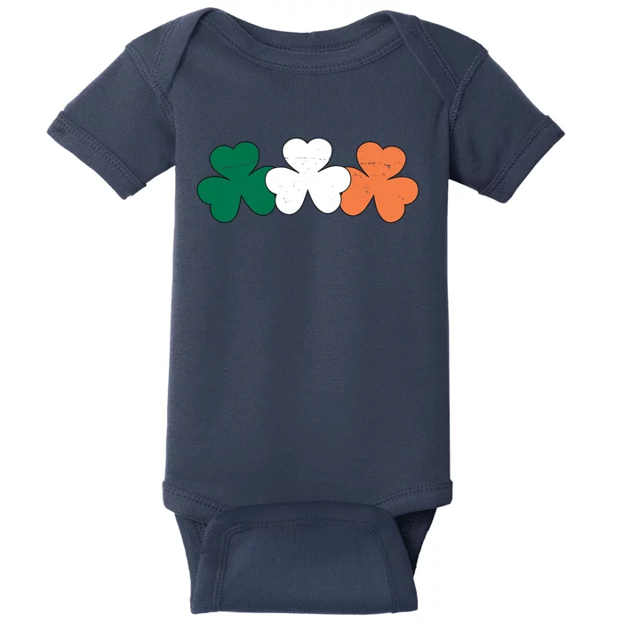 Irish Lucky Shamrock St Patrick Baby Bodysuit