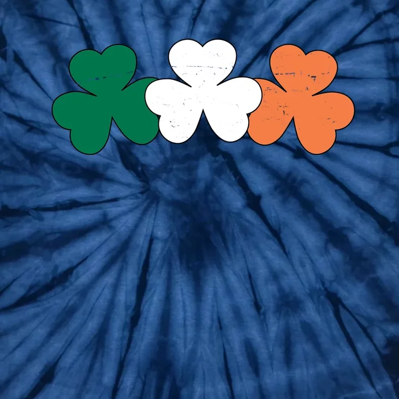 Irish Lucky Shamrock St Patrick Tie-Dye T-Shirt