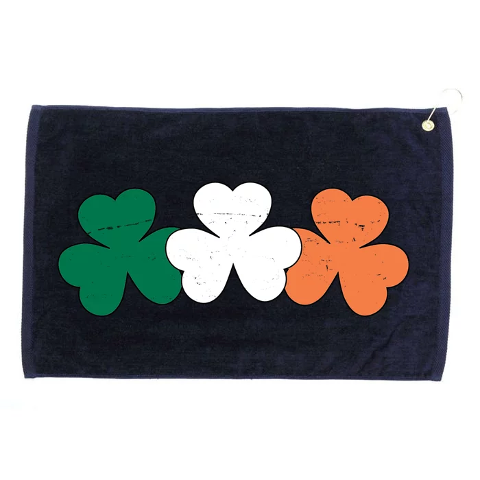 Irish Lucky Shamrock St Patrick Grommeted Golf Towel