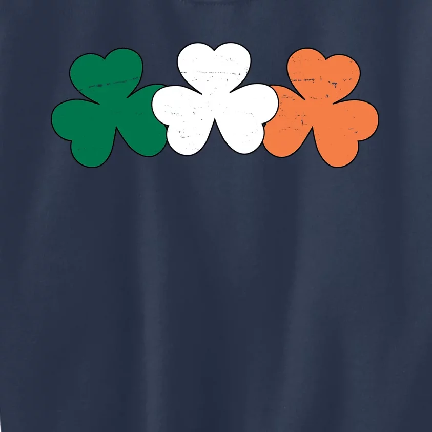 Irish Lucky Shamrock St Patrick Kids Sweatshirt