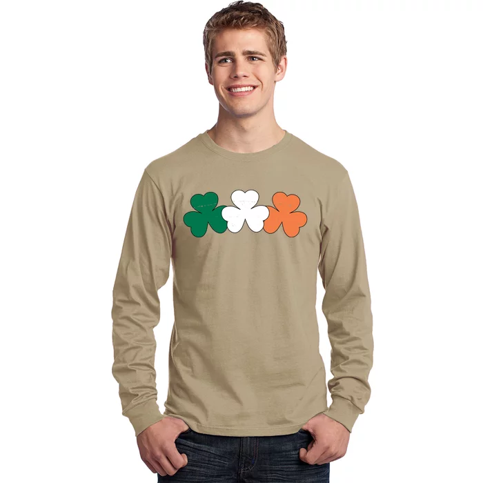 Irish Lucky Shamrock St Patrick Long Sleeve Shirt