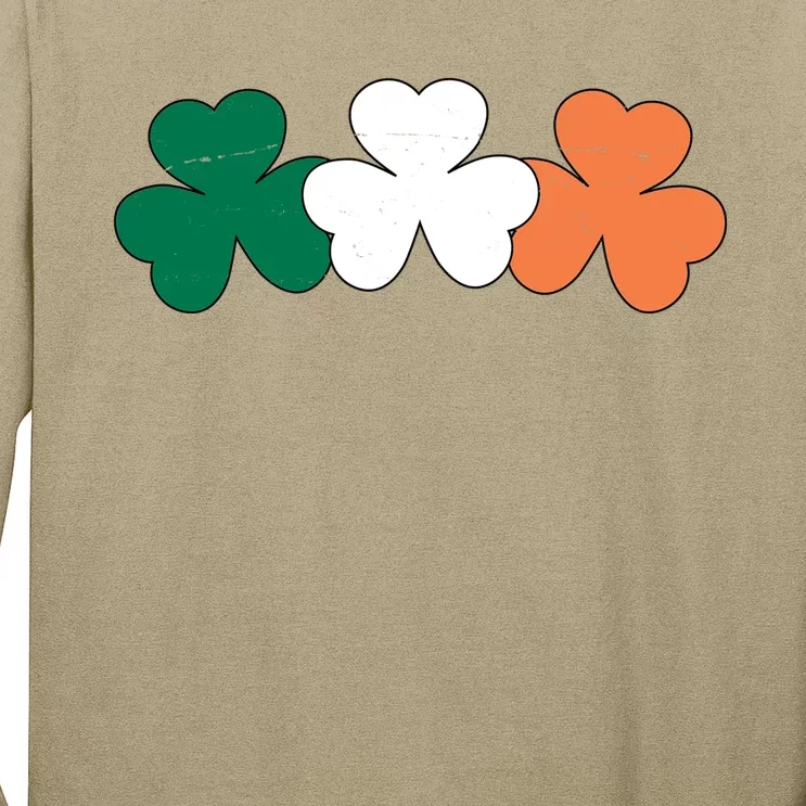 Irish Lucky Shamrock St Patrick Long Sleeve Shirt