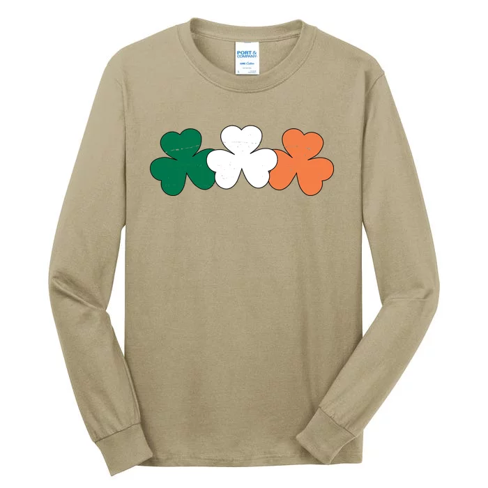 Irish Lucky Shamrock St Patrick Tall Long Sleeve T-Shirt