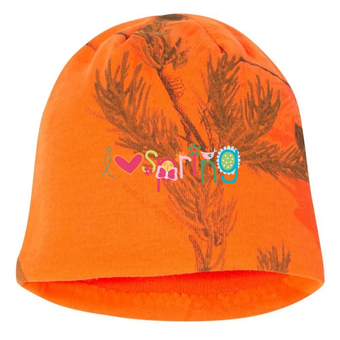 I Love Spring Colorful Kati - Camo Knit Beanie