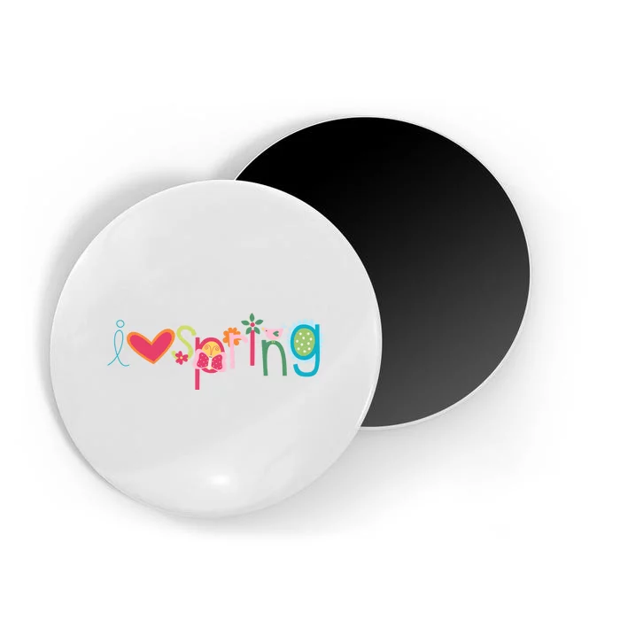 I Love Spring Colorful Magnet