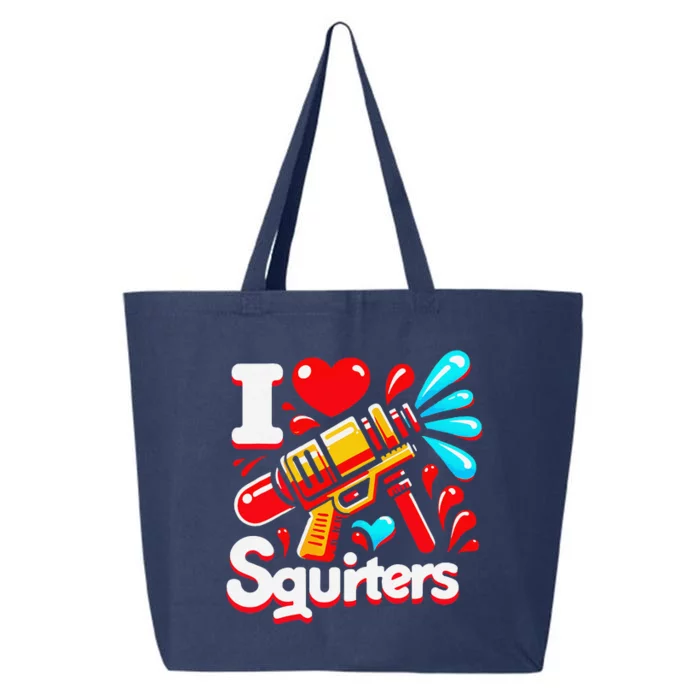 I Love Squirters Funny 25L Jumbo Tote