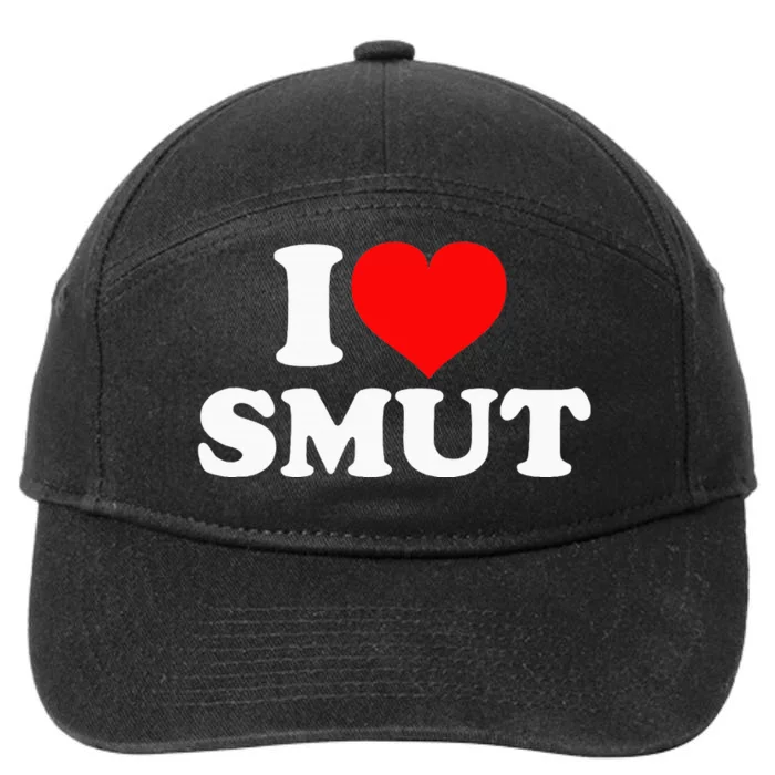 I Love Smut 7-Panel Snapback Hat