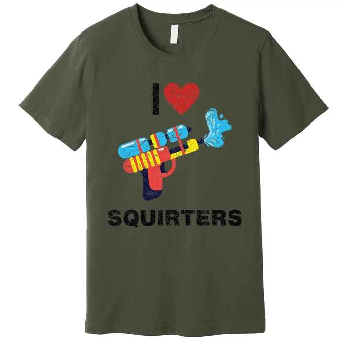 I Love Squirters I Heart Squirters Premium T-Shirt