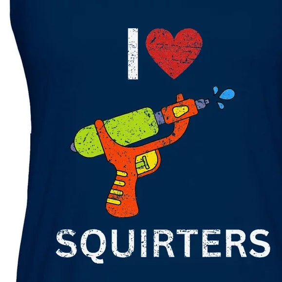 I Love Squirters Ladies Essential Flowy Tank