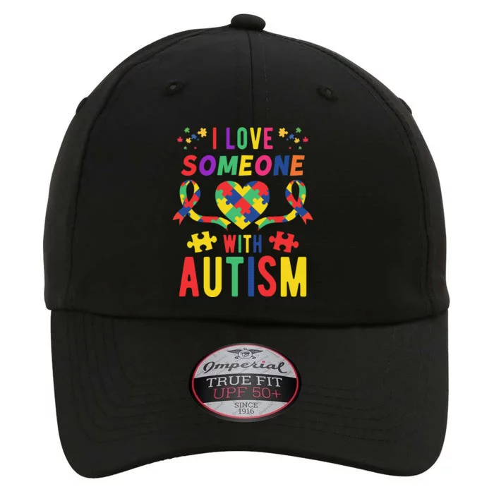 I Love Someone With Autism Ribbon Heart The Original Performance Cap