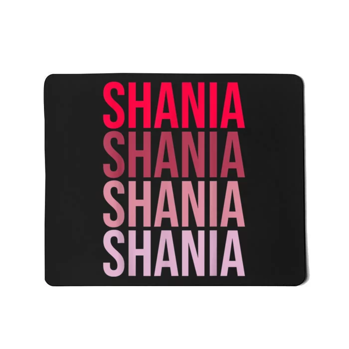 I Love Shania First Name Shania Mousepad