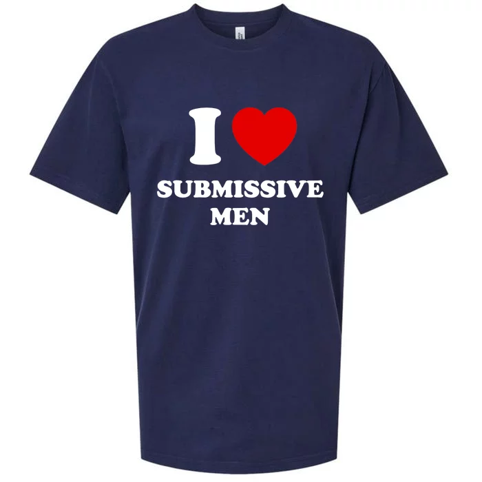 I Love Submissive M.e.n Sueded Cloud Jersey T-Shirt