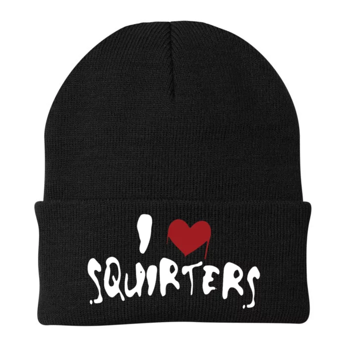 I Love Squirters Funny Knit Cap Winter Beanie