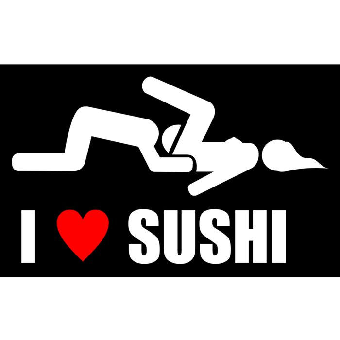 I Love Sushi Bumper Sticker