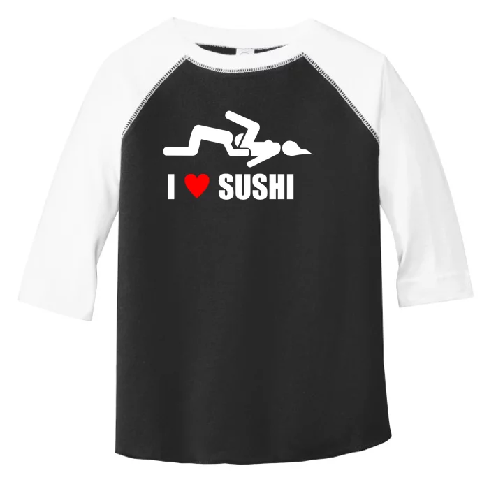 I Love Sushi Toddler Fine Jersey T-Shirt