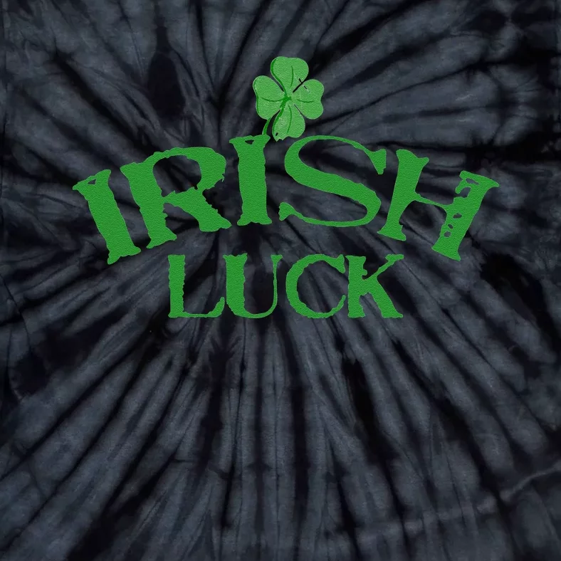 Irish Luck Saint St. Patrick's Day Clover Casino Tie-Dye T-Shirt