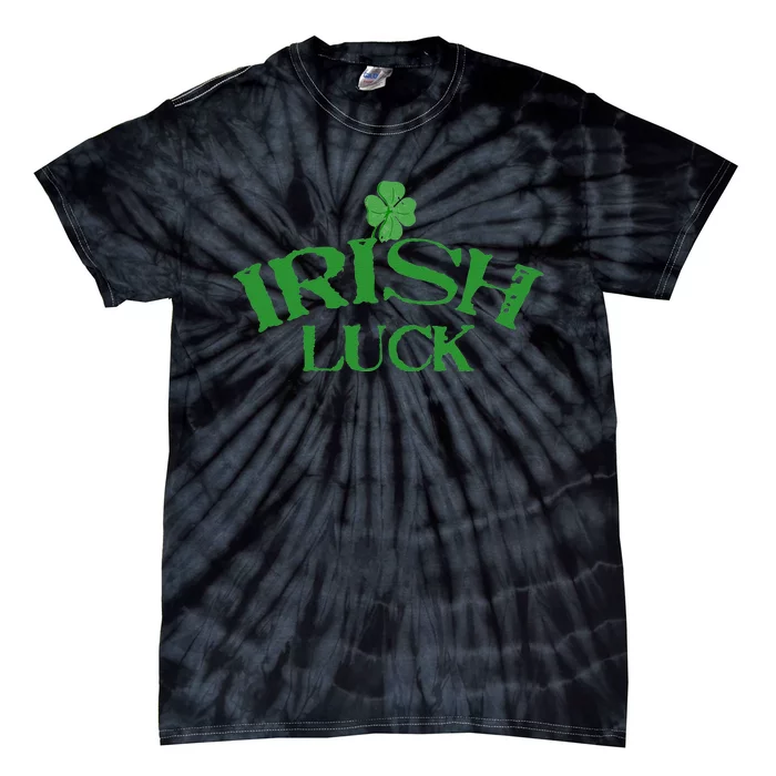 Irish Luck Saint St. Patrick's Day Clover Casino Tie-Dye T-Shirt