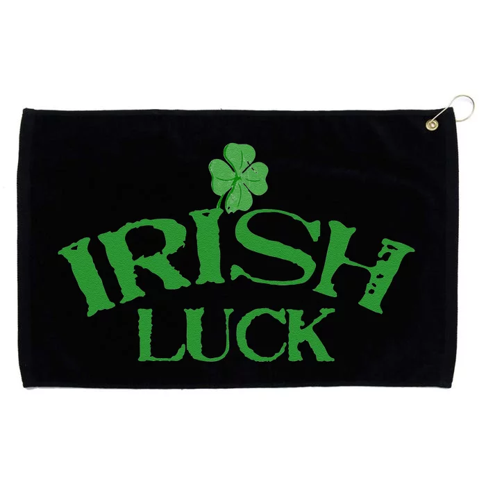 Irish Luck Saint St. Patrick's Day Clover Casino Grommeted Golf Towel