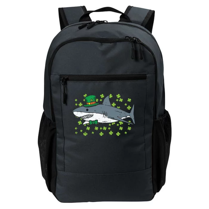 Irish Leprechaun Shark Shamrock St Patricks Day Animal Gift Daily Commute Backpack