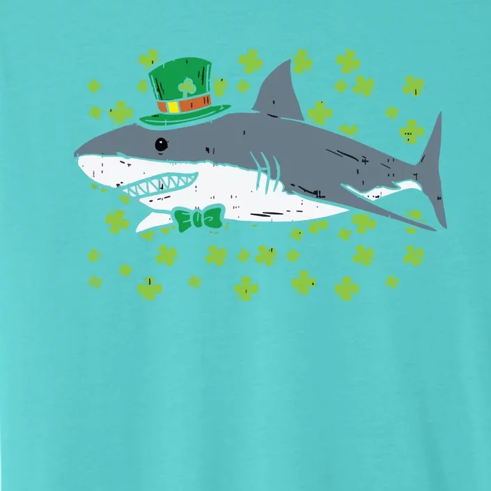 Irish Leprechaun Shark Shamrock St Patricks Day Animal Gift ChromaSoft Performance T-Shirt