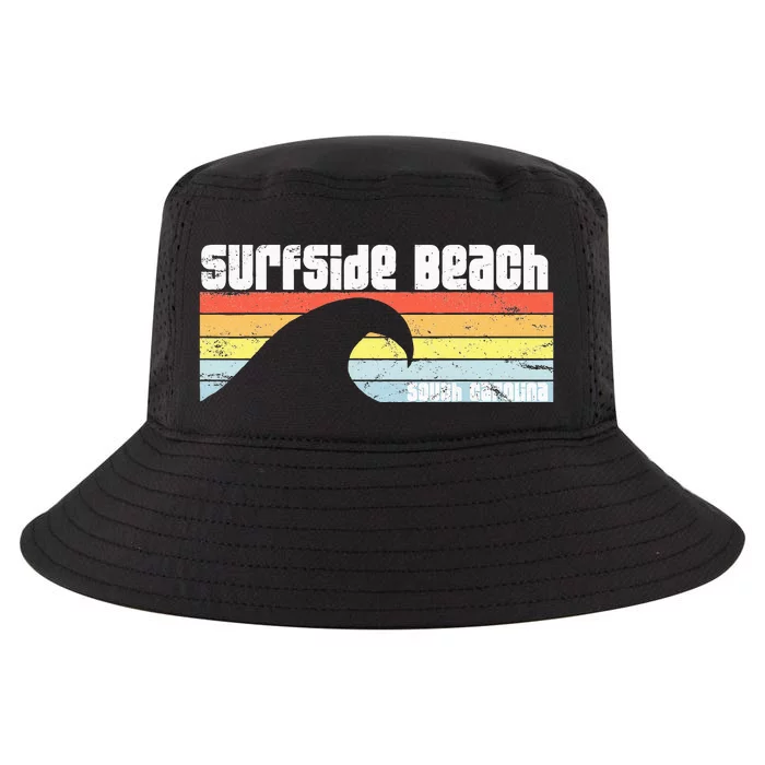 I Love Surfside Beach South Carolina Atlantic Ocean Wave Sc Cool Comfort Performance Bucket Hat