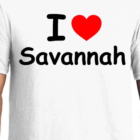 I Love Savannah Pajama Set