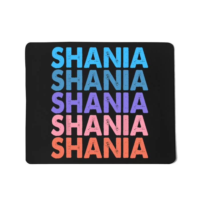 I Love Shania Personalized First Name Shania Mousepad