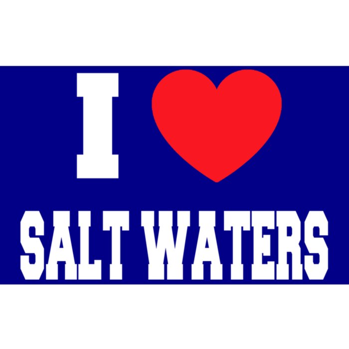 I Love Salt Waters Cute Gift Bumper Sticker