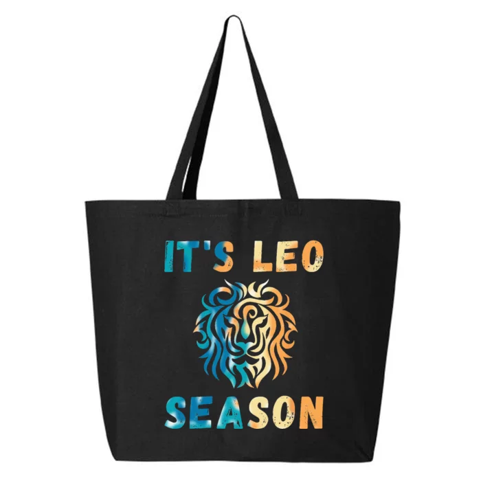 Its Leo Season Celtic Design Retro Colors Lion Zodiac 25L Jumbo Tote