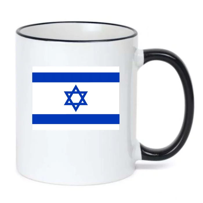 Israel Love Stand With Israel Black Color Changing Mug