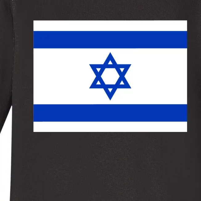 Israel Love Stand With Israel Baby Long Sleeve Bodysuit