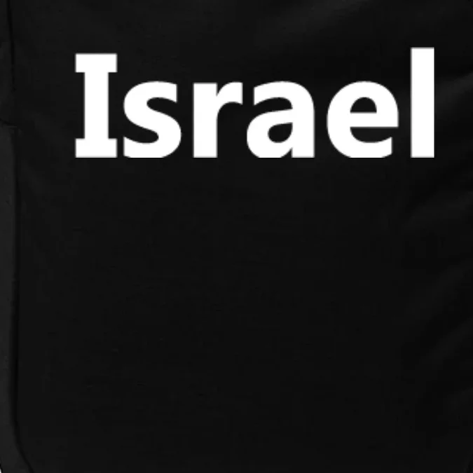 Israel Love Stand With Israel Impact Tech Backpack