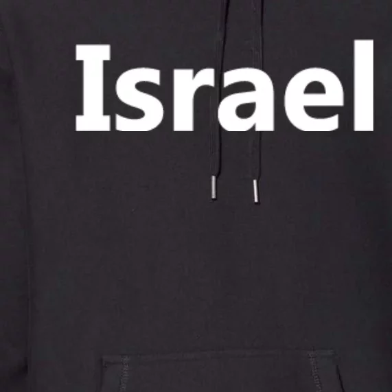 Israel Love Stand With Israel Premium Hoodie