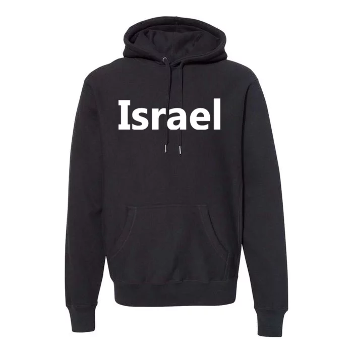 Israel Love Stand With Israel Premium Hoodie