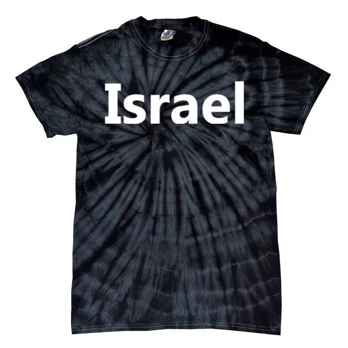 Israel Love Stand With Israel Tie-Dye T-Shirt