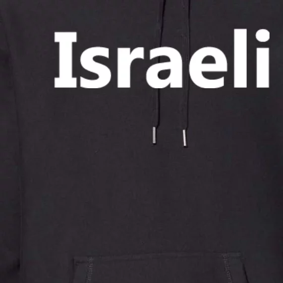 Israel Love Stand With Israel Premium Hoodie