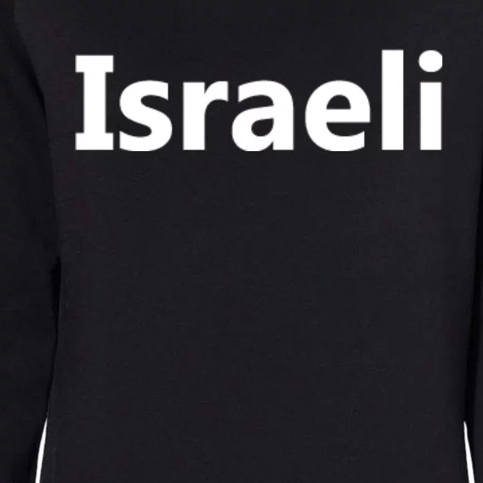 Israel Love Stand With Israel Womens California Wash Sweatshirt