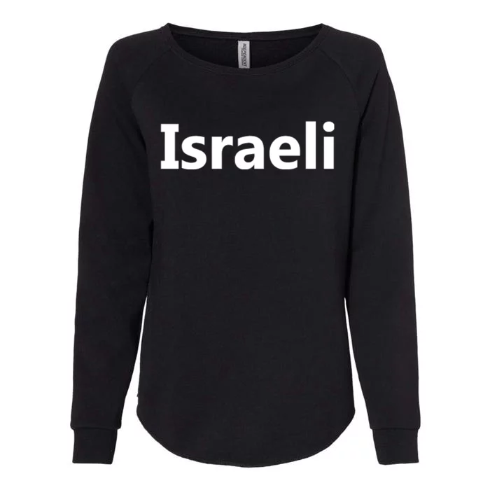 Israel Love Stand With Israel Womens California Wash Sweatshirt