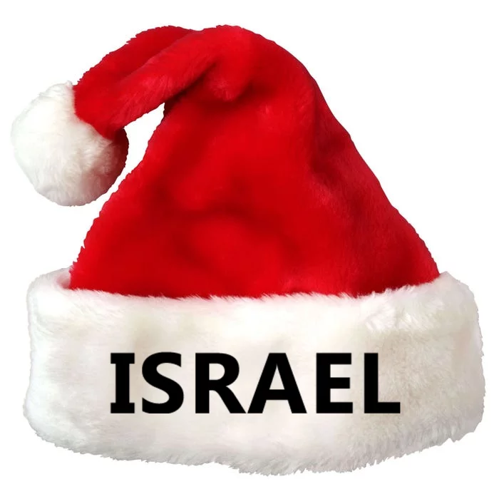 Israel Love Stand With Israel Premium Christmas Santa Hat