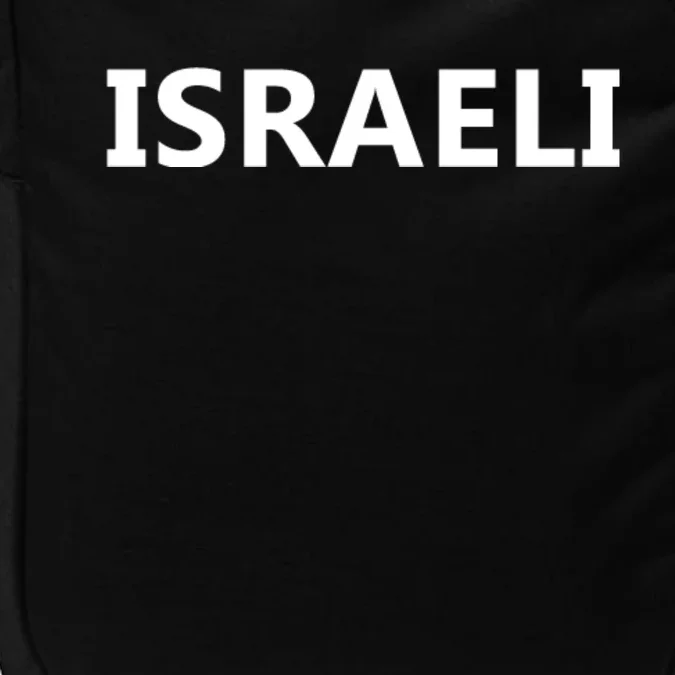 Israel Love Stand With Israel Impact Tech Backpack