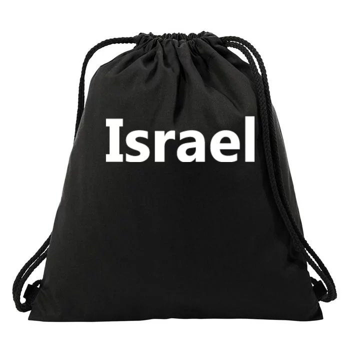 Israel Love Stand With Israel Drawstring Bag