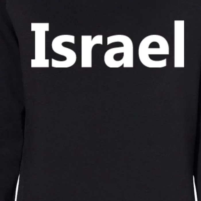 Israel Love Stand With Israel Womens California Wash Sweatshirt