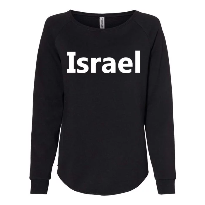 Israel Love Stand With Israel Womens California Wash Sweatshirt